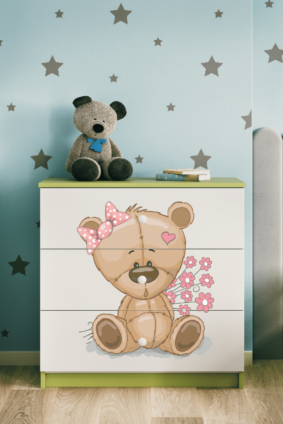 Kinderkommode Grün