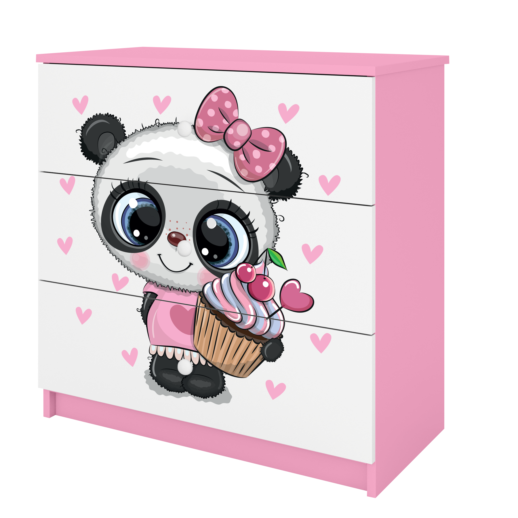 Kinderkommode Rosa