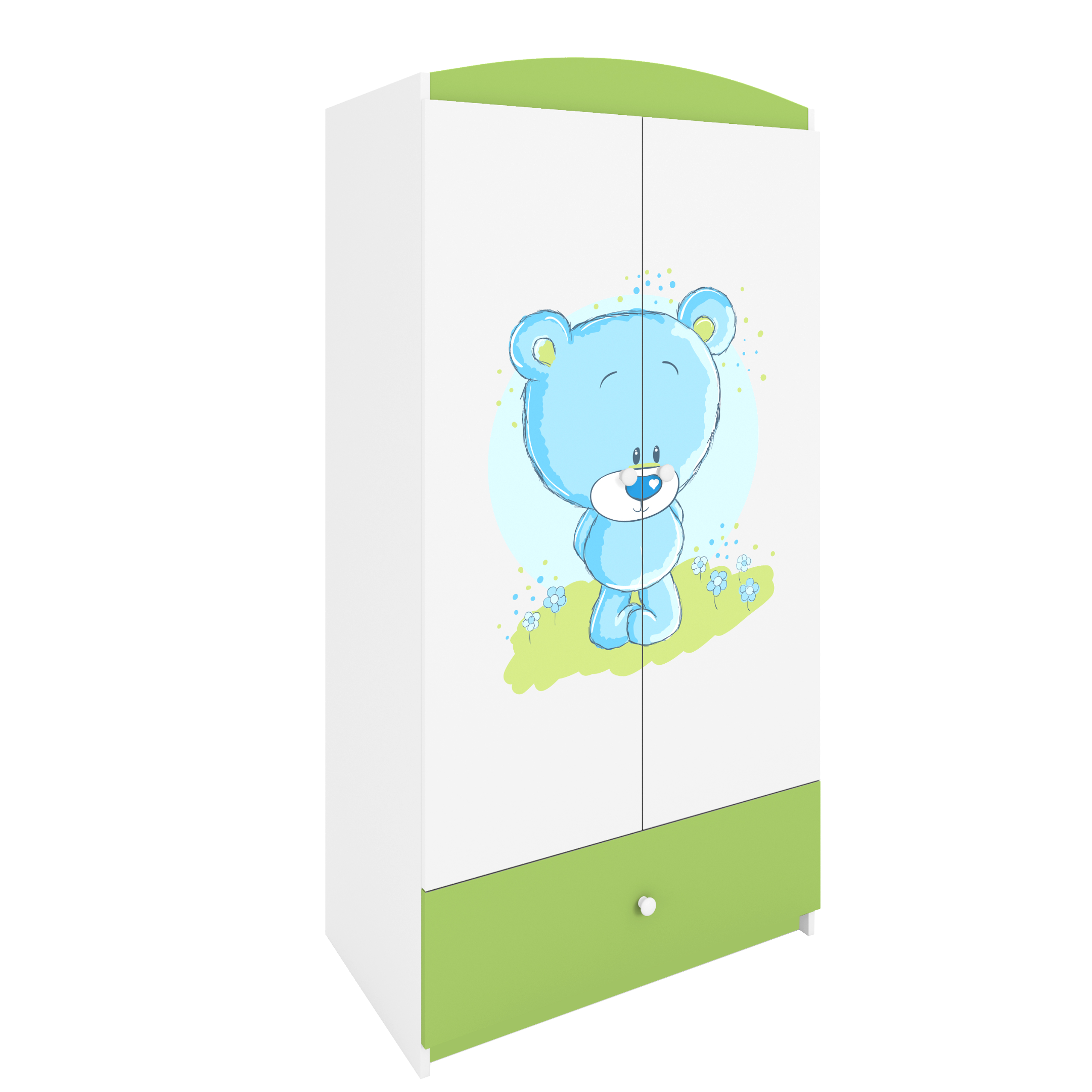 Armoire enfant vert