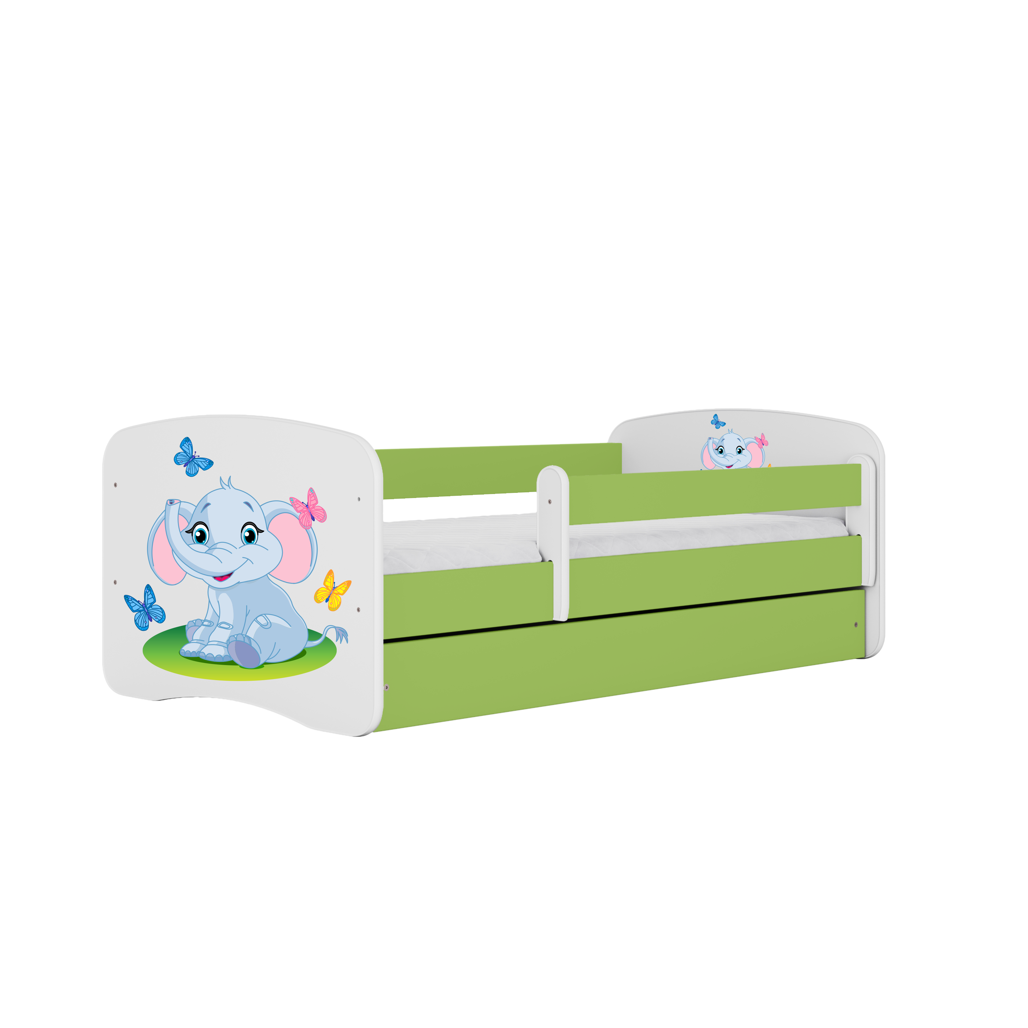 Lit enfant vert