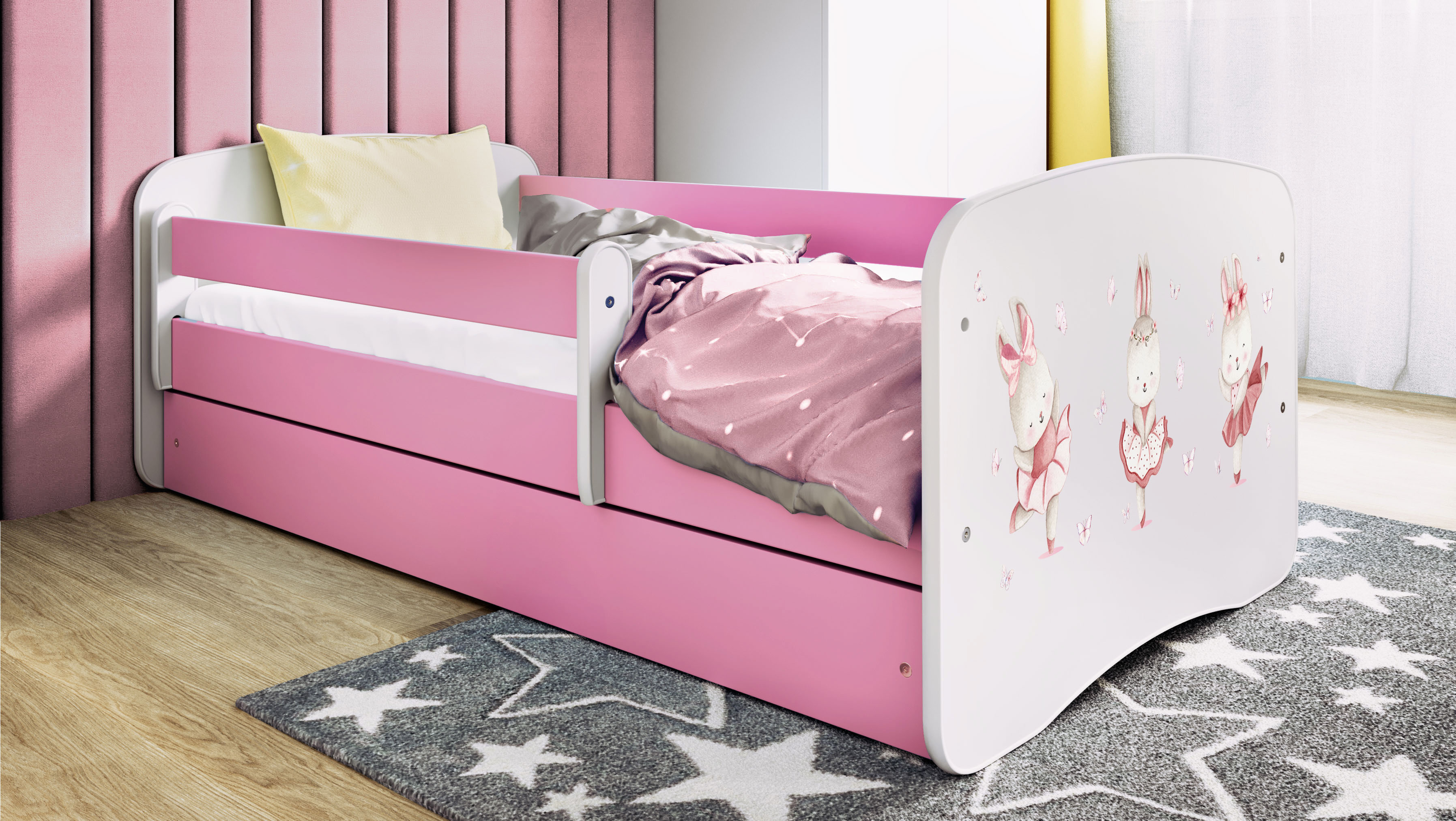 Lit enfant Lapin aux Papillons