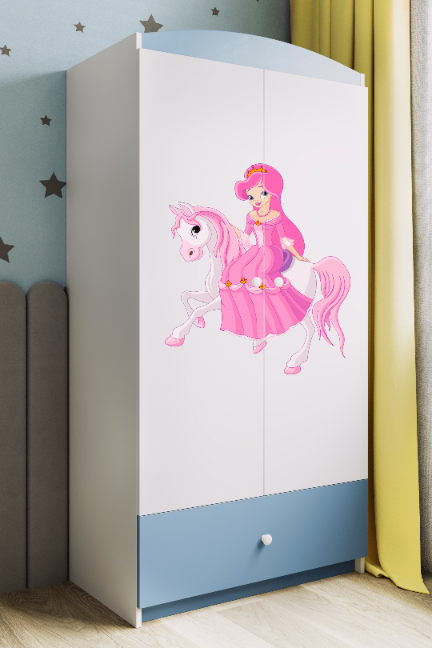 Armoire enfant bleu