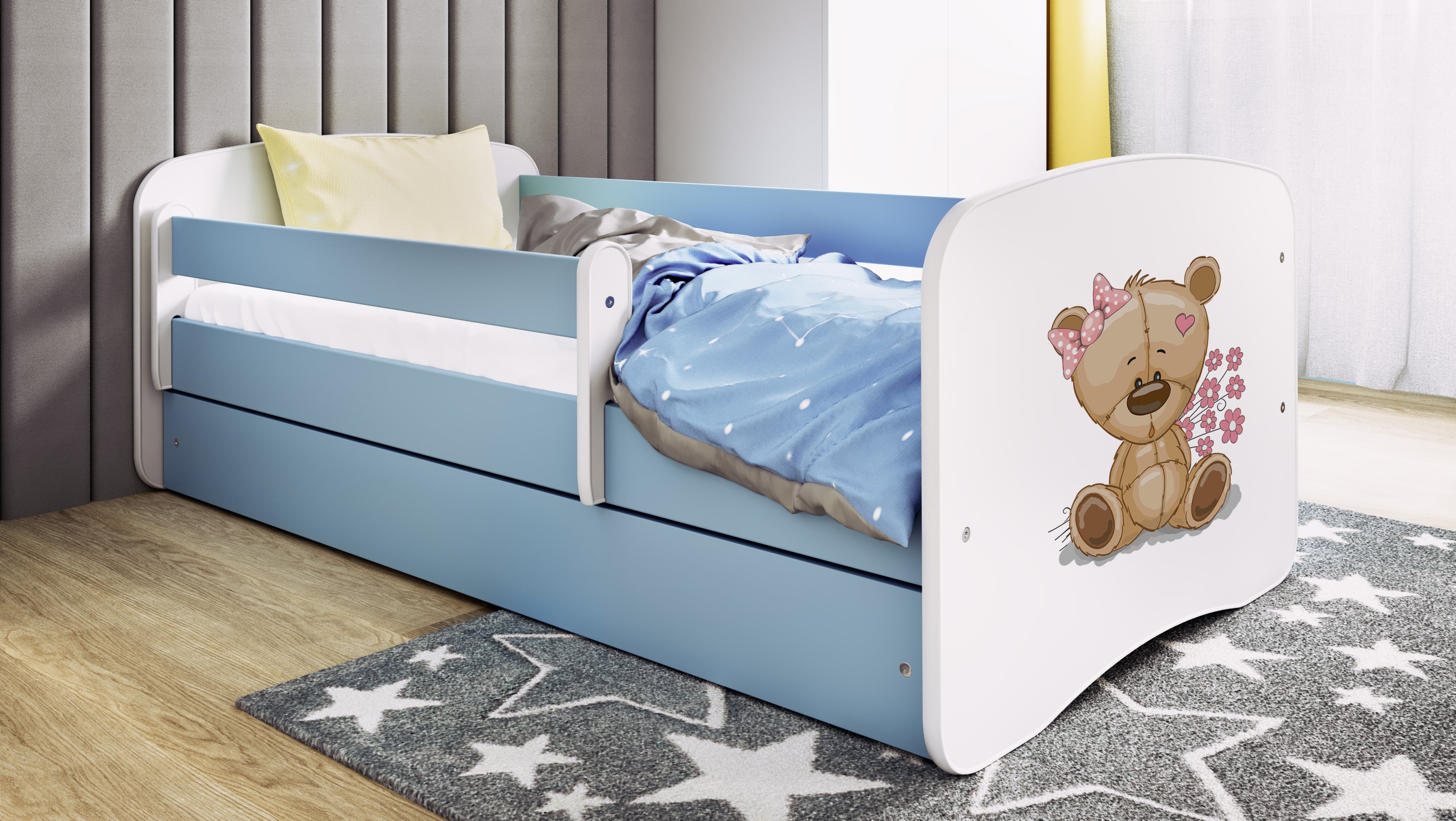 Lit enfant Ourson Fleuri