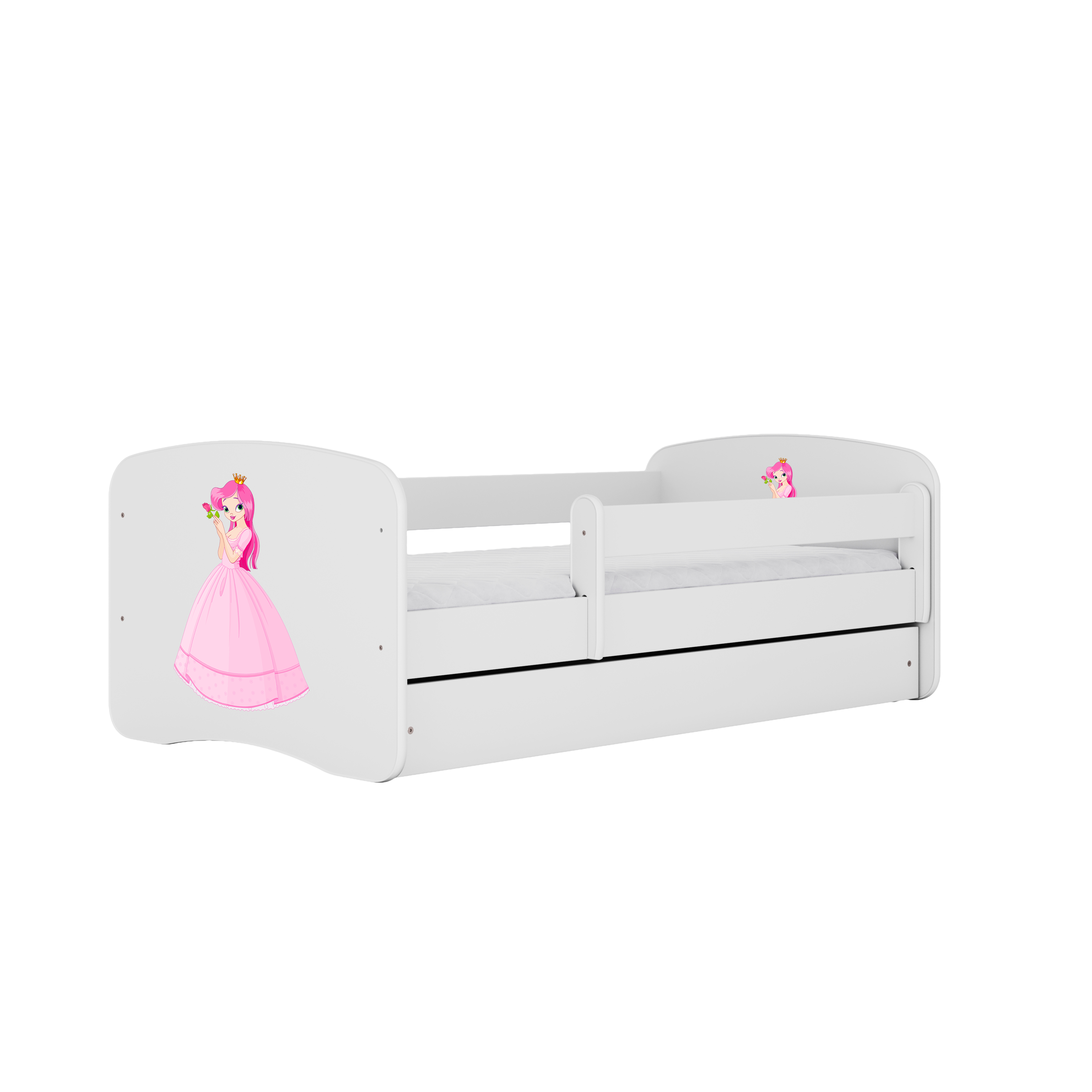 Lit enfant 80 x 180 cm, motif Princesse, vue 1