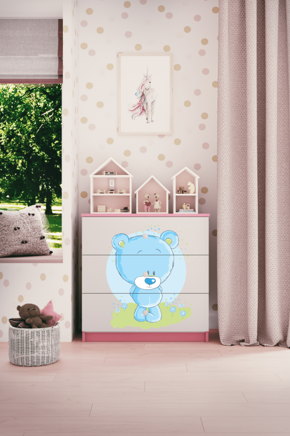 Kinderkommode Rosa