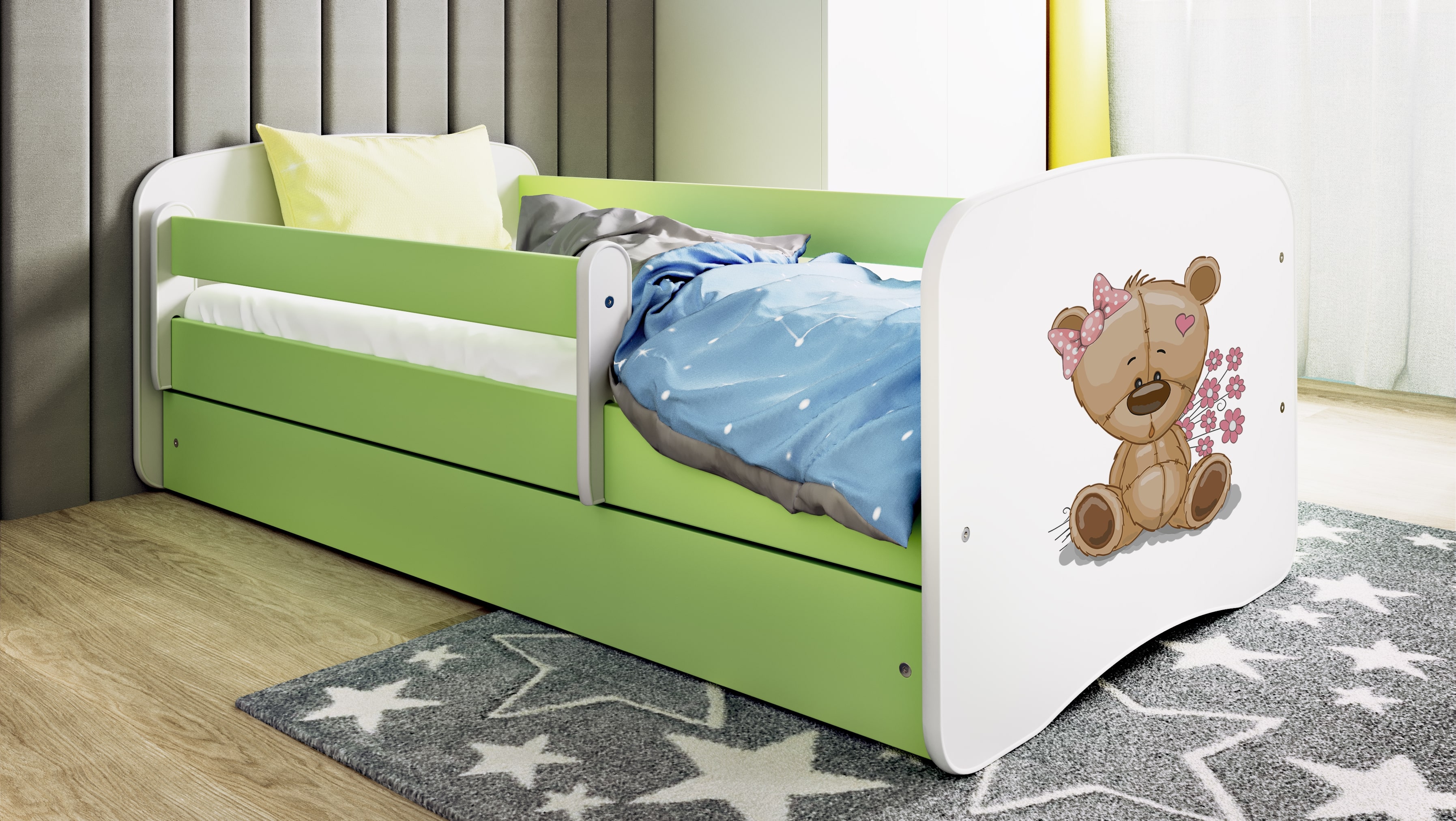 Lit enfant Ourson Fleuri