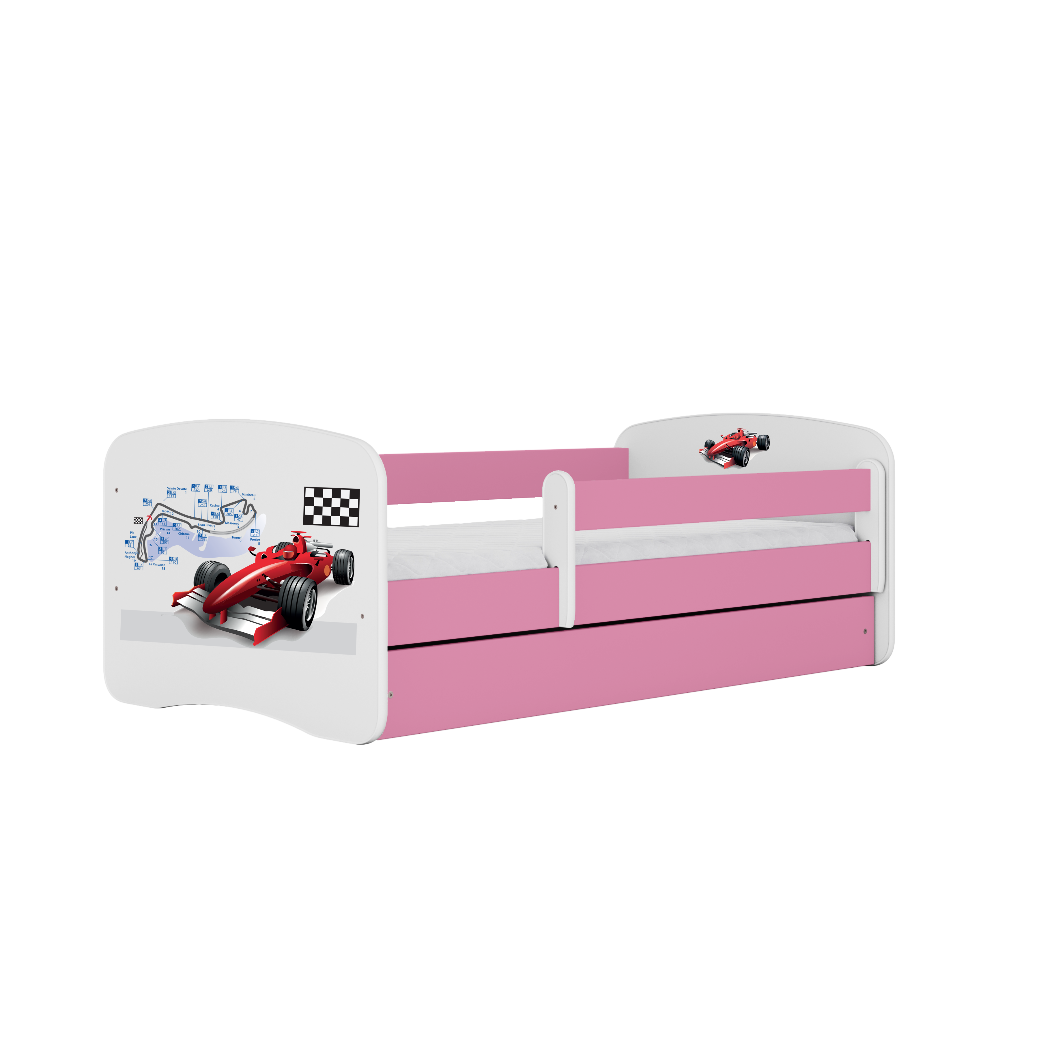 Lit enfant rose
