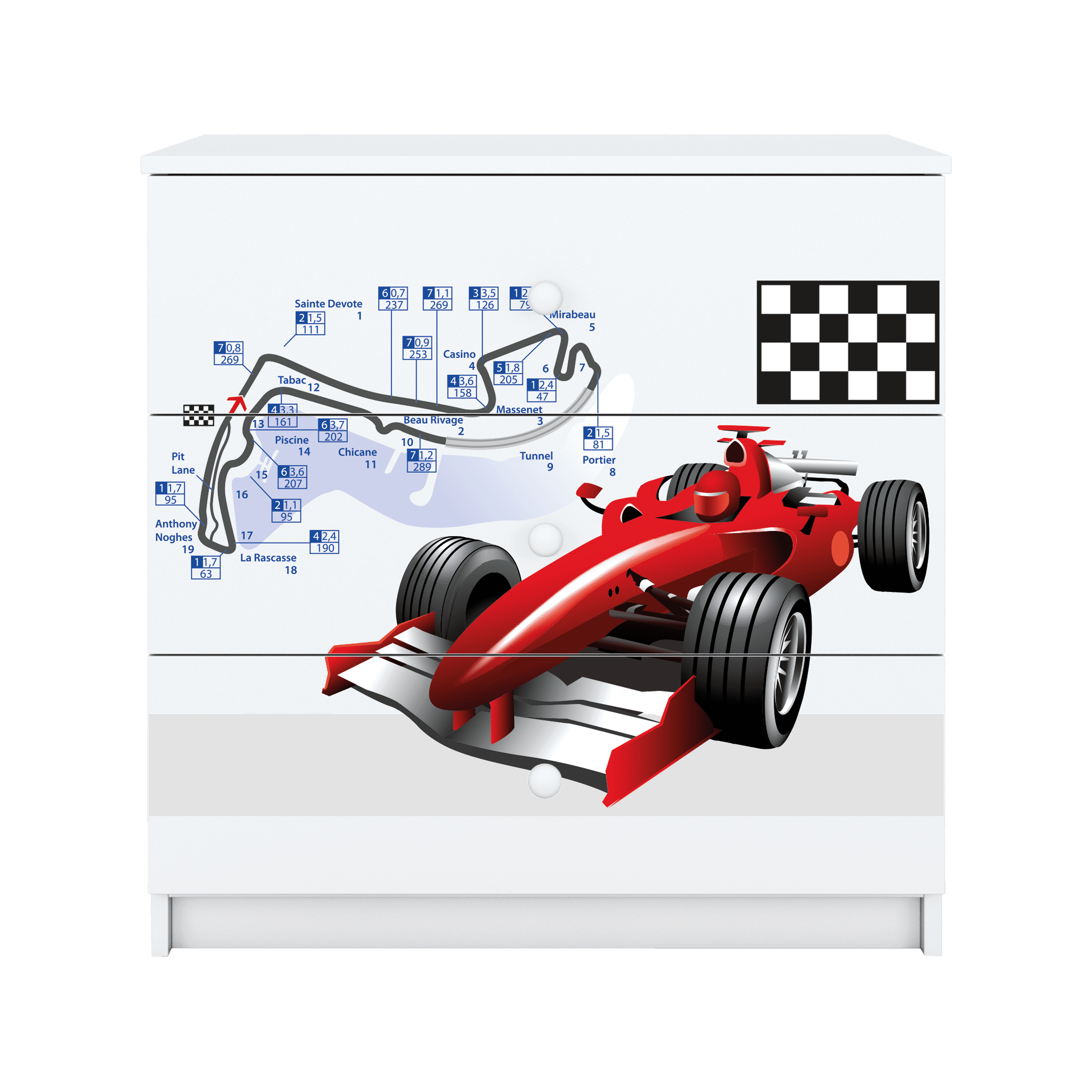 Kinderkommode Weiß