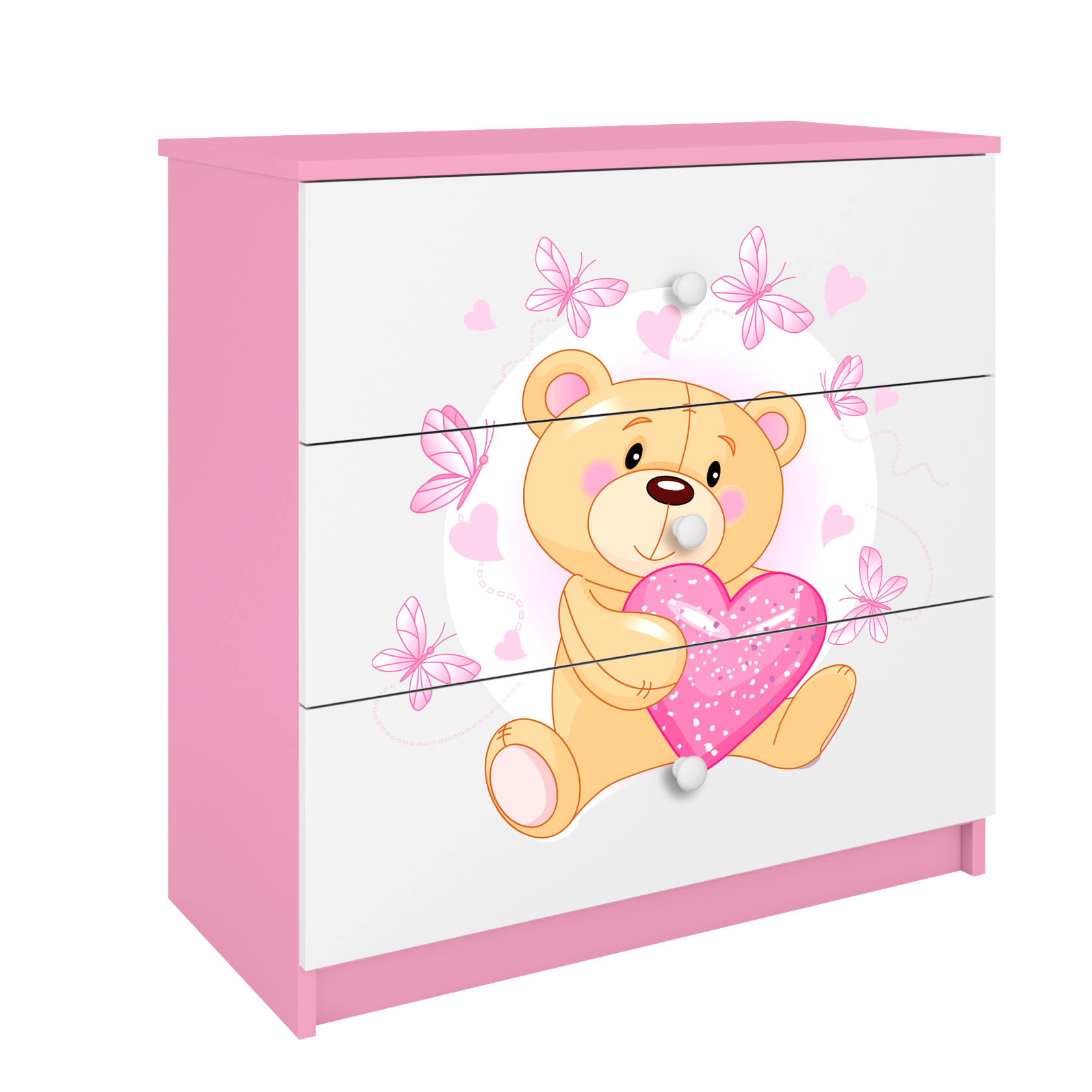 Kinderkommode Rosa