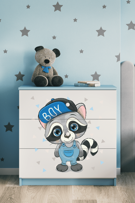 Kinderkommode Blau