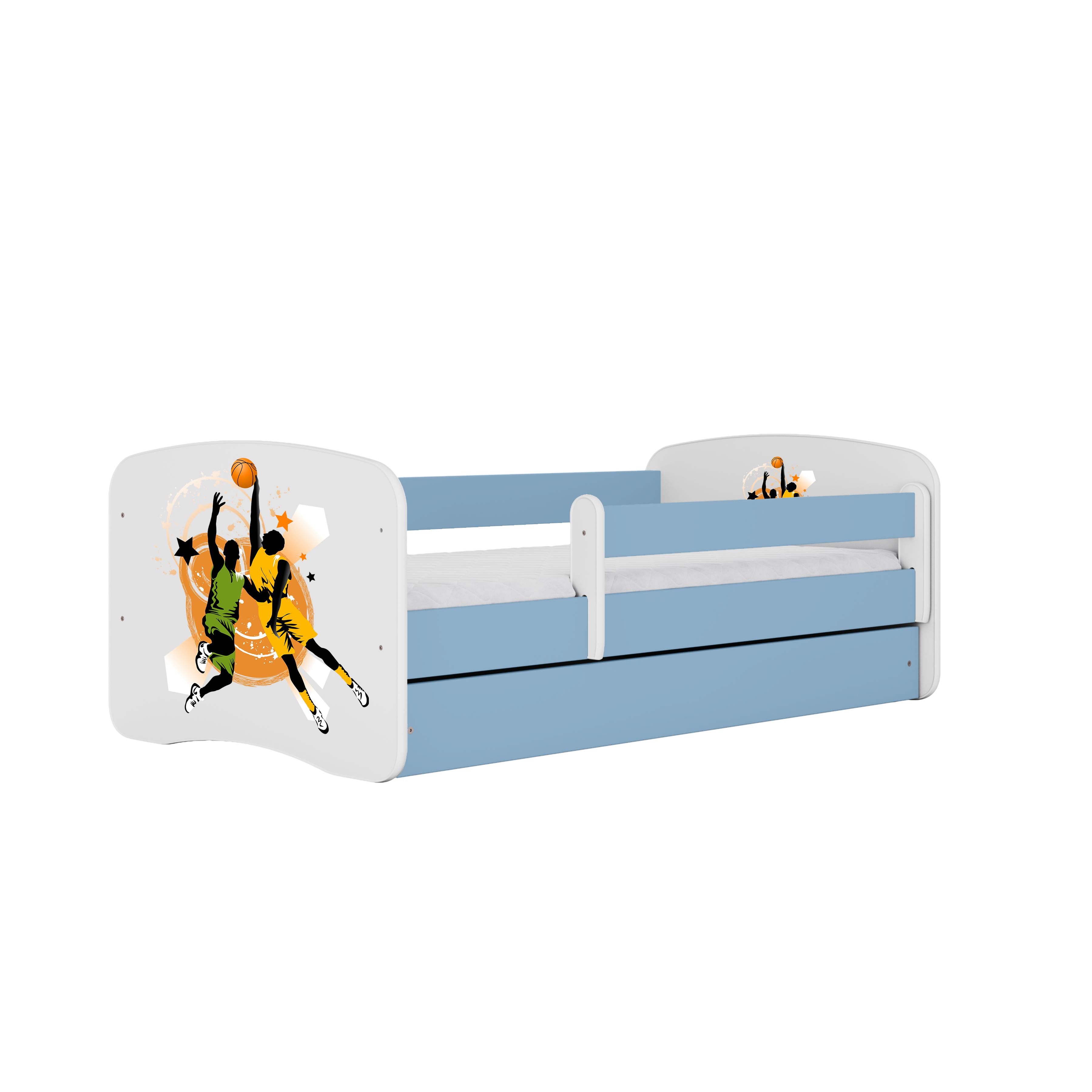 Lit enfant 80 x 160 cm, motif Basket-ball, vue 1