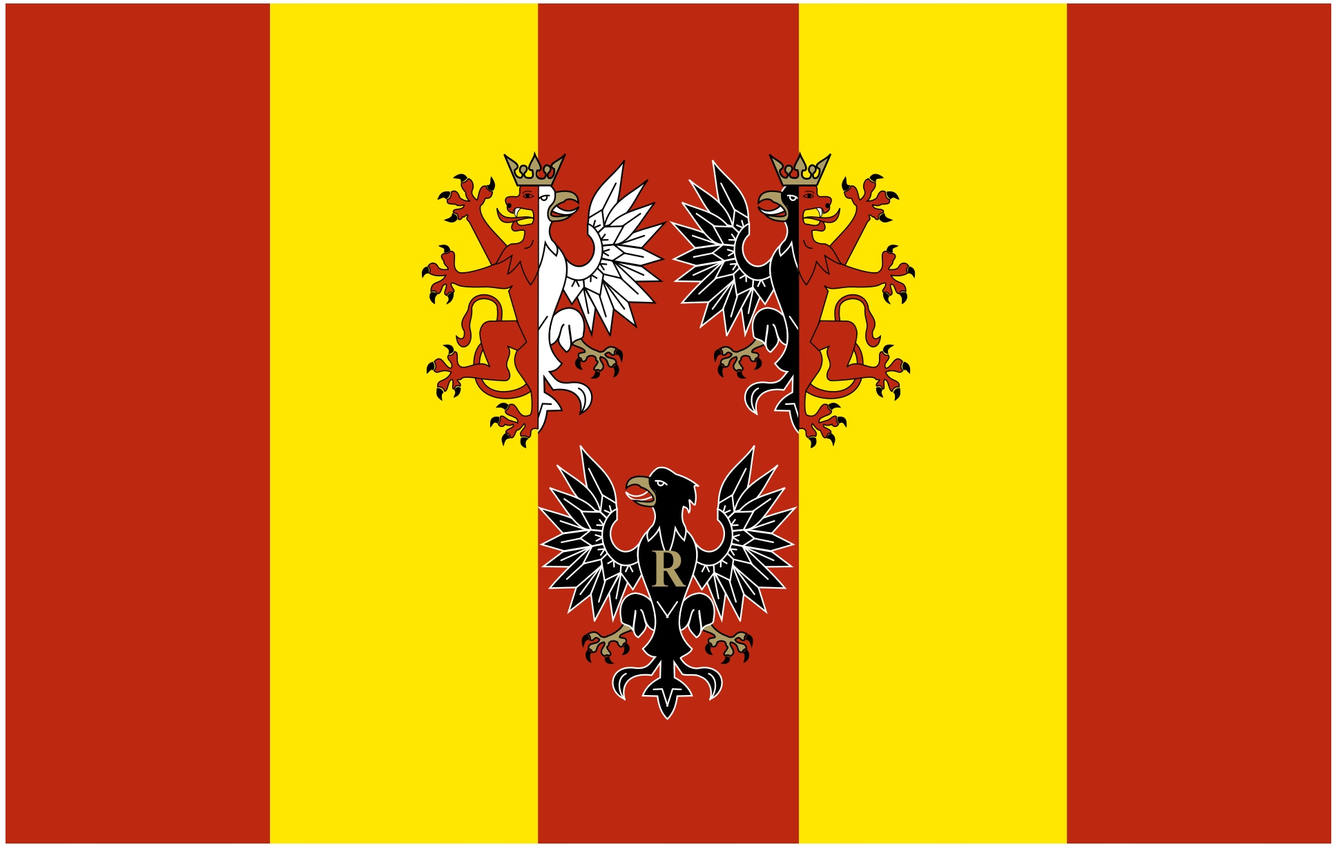 Flaga Województwa Łódzkie 150x90