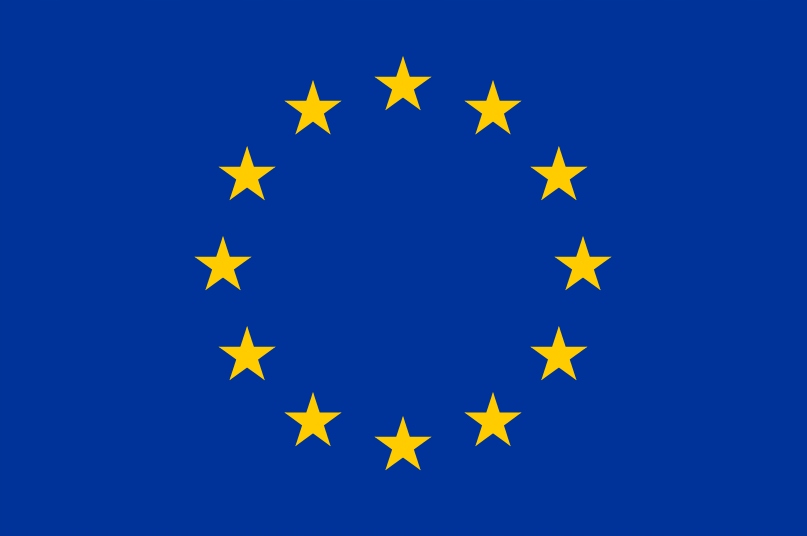 Flaga Unii Europejskiej UE 112x70 na drzewiec