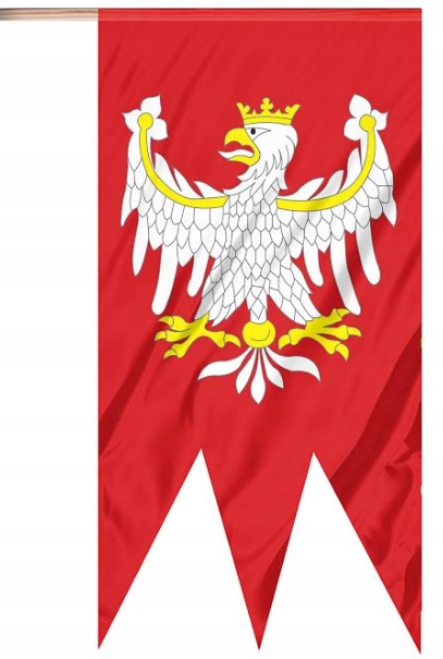 Flaga Chorągiew Królestwa Polskiego Bitwa pod Grunwaldem