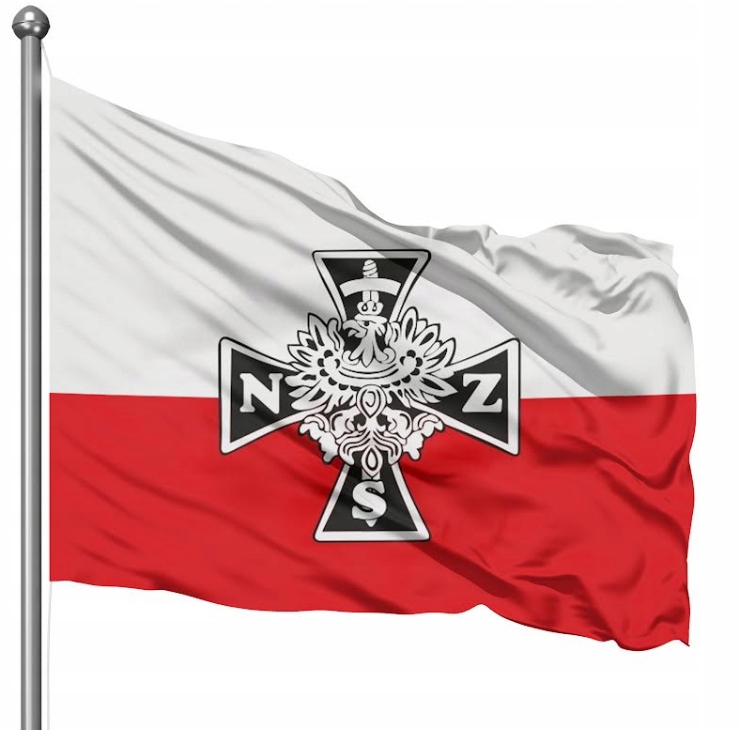 Flaga Narodowe Siły Zbrojne Masztowa 150x90