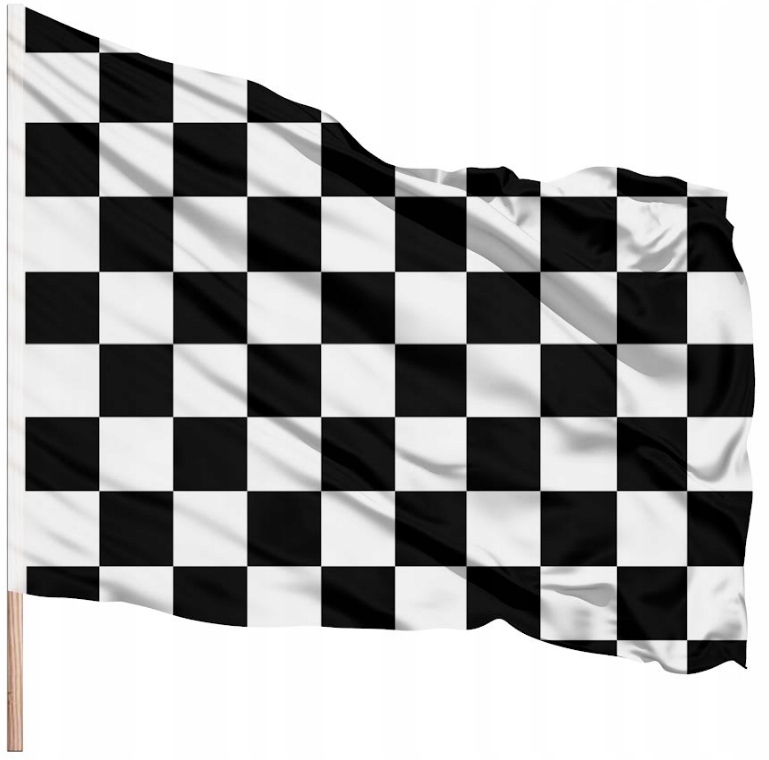Flaga Szachownica Wyścigowa 112x70