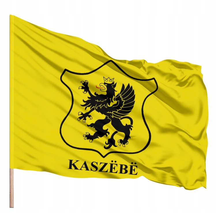 Flaga Kaszubska Kaszuby Cywilna z Gryfem 112x70