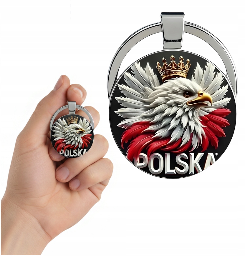 BRELOK PATRIOTYCZNY Z NAPISEM