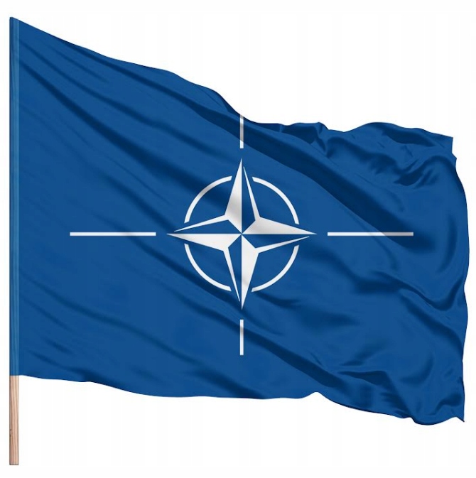 Flaga Nato Natowska Wojsko 112x70