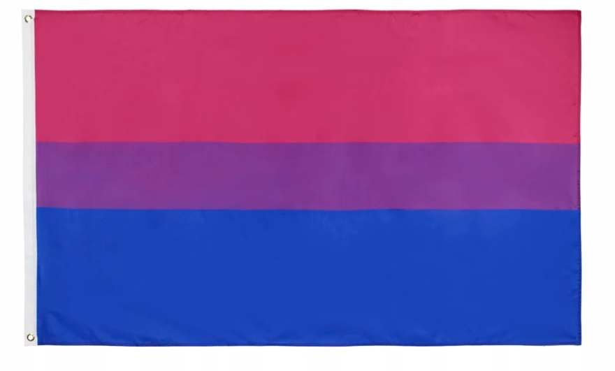 Flaga Biseksualna 90x60 na maszt