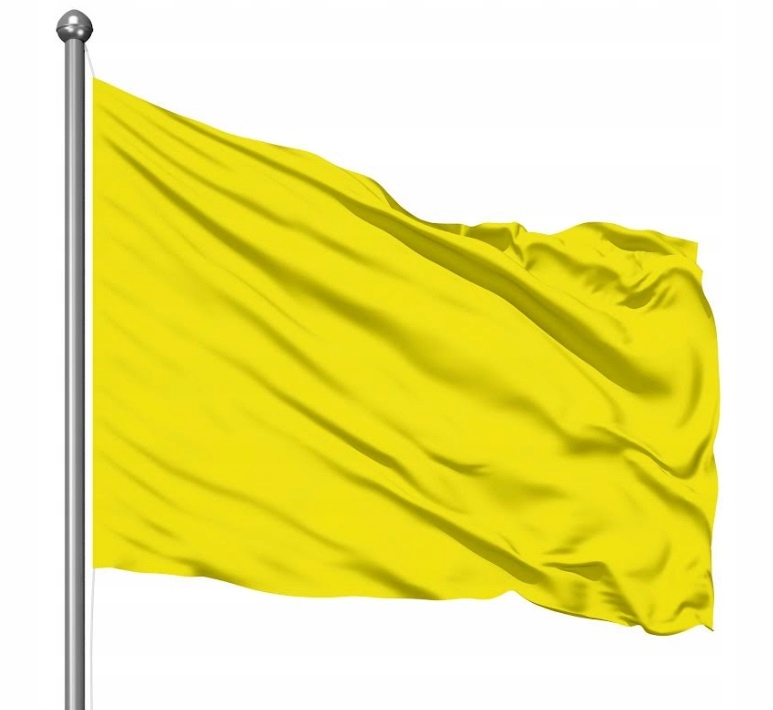 Flaga 150×90 Żółta Sygnałowa na maszt