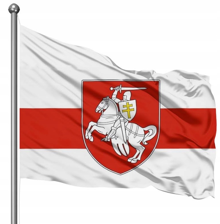 Flaga Białoruś Opozycja 150x90 na maszt