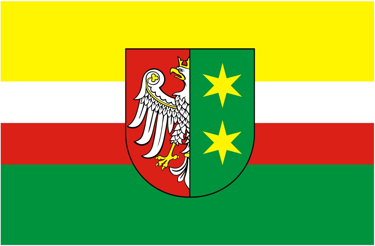 Flaga Województwa Lubuskie 150x90