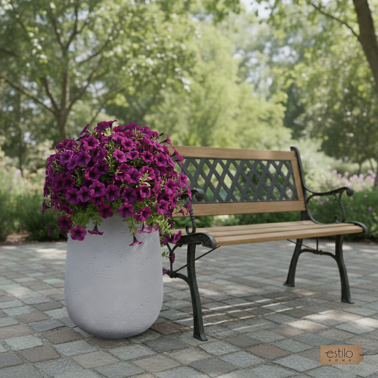 Zastosowanie donic betonowych na tarasie