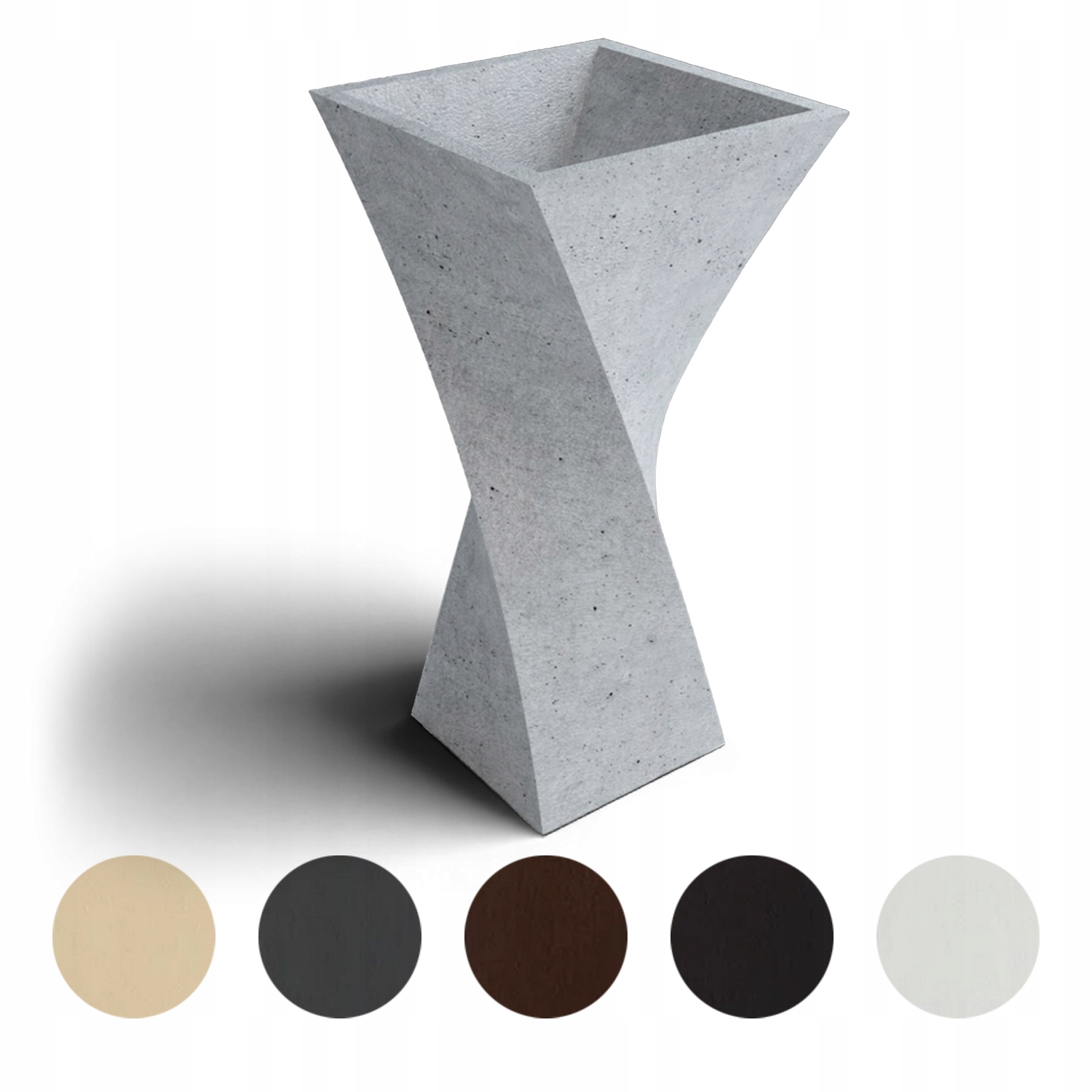 Paleta kolorów donic betonowych Twist