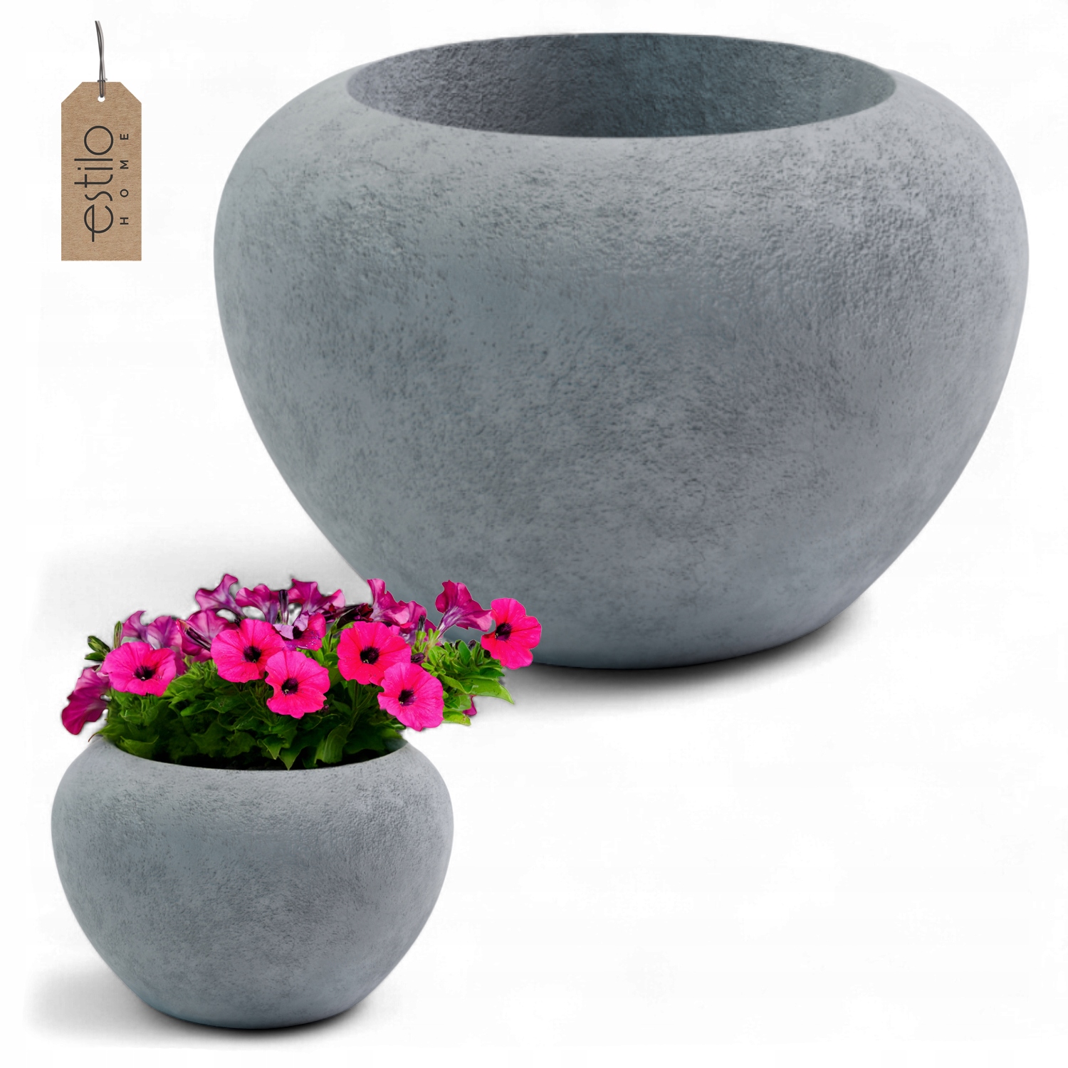 Duża donica betonowa ogrodowa ARQA 83cm
