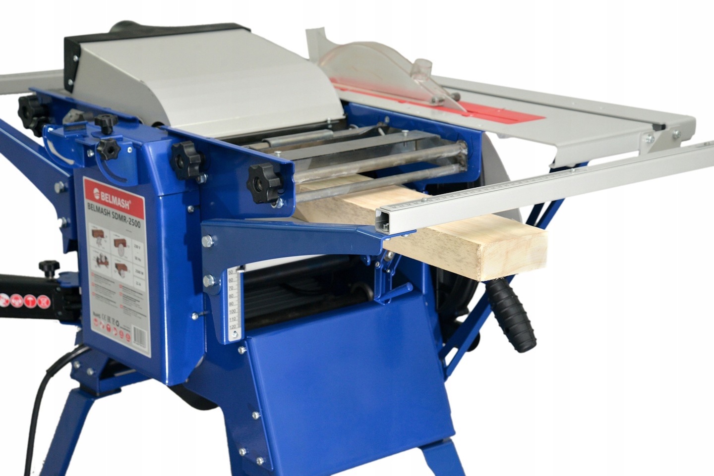 Belmash SDMR-2500 maszyna 4 w 1 strugarka pilarka gróbościówka frezarka