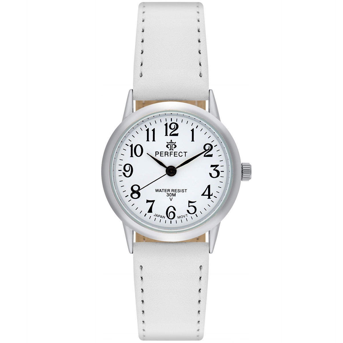zegarek damski biały pasek marki PERFECT