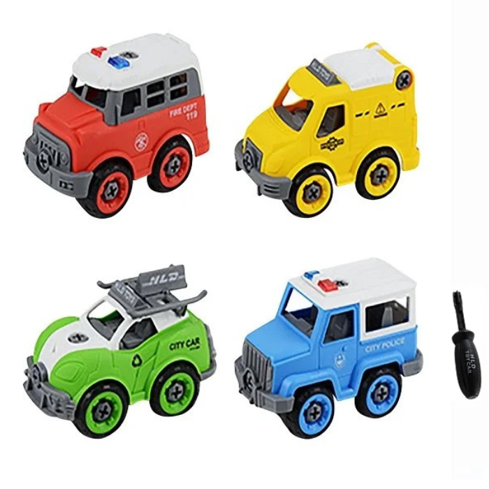 Auto Do Skręcania Rozkręcania Mały Mechanik Jeździ Edukacyjny