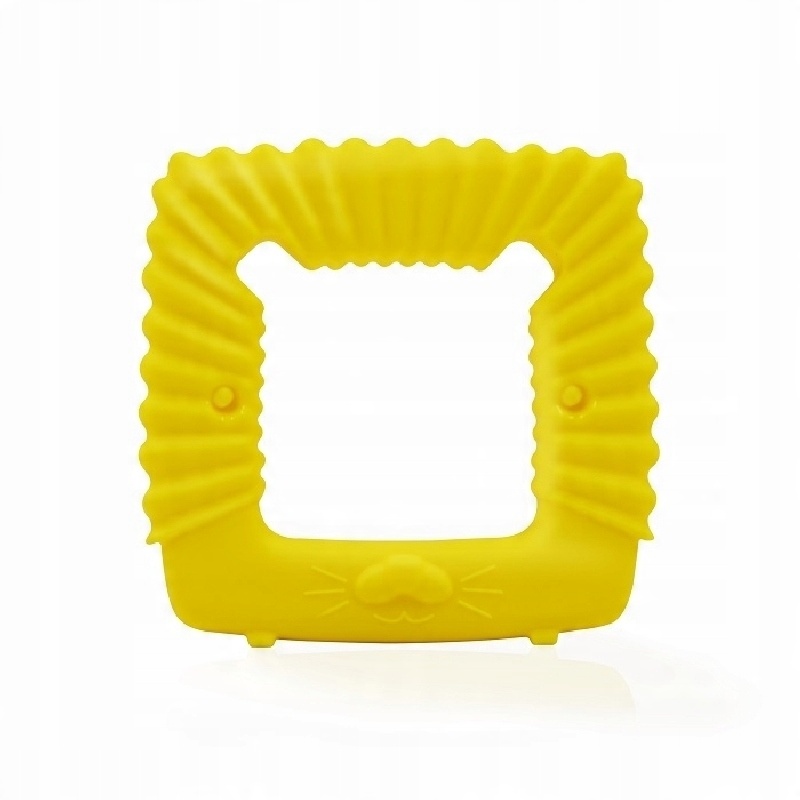 Mombella Gryzak Ortodontyczny Silikon Żółty Lew