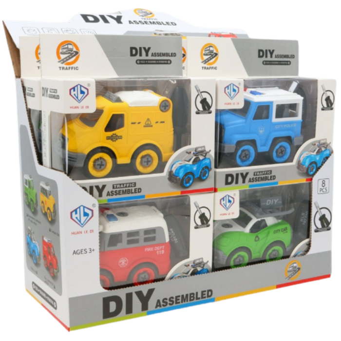 Auto Do Skręcania Rozkręcania Mały Mechanik Jeździ Edukacyjny