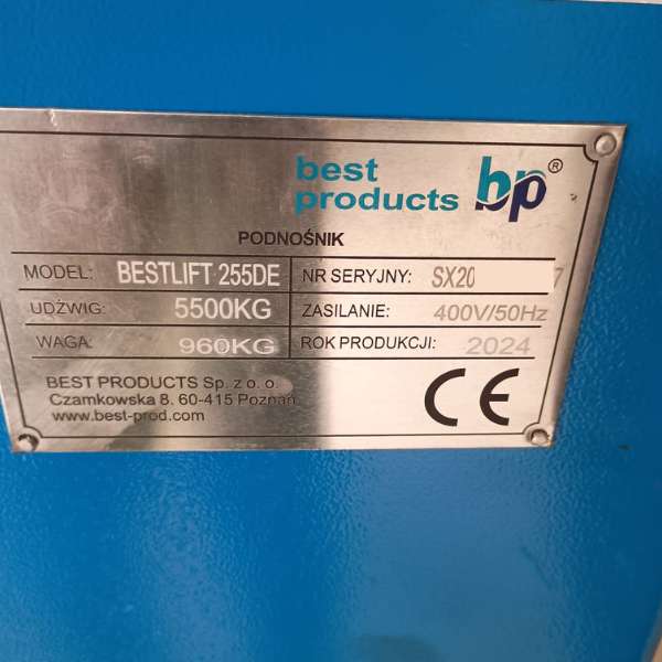 Stalowa lina do podnośnika BEST LIFT 255DE