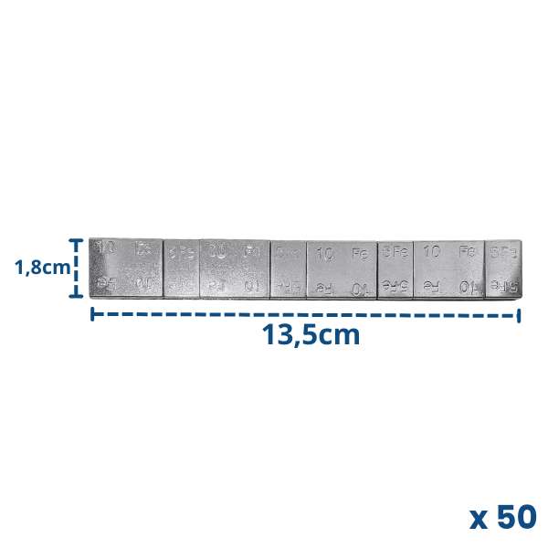 Ciężarki klejone FE 3kg – zdjęcie produktu