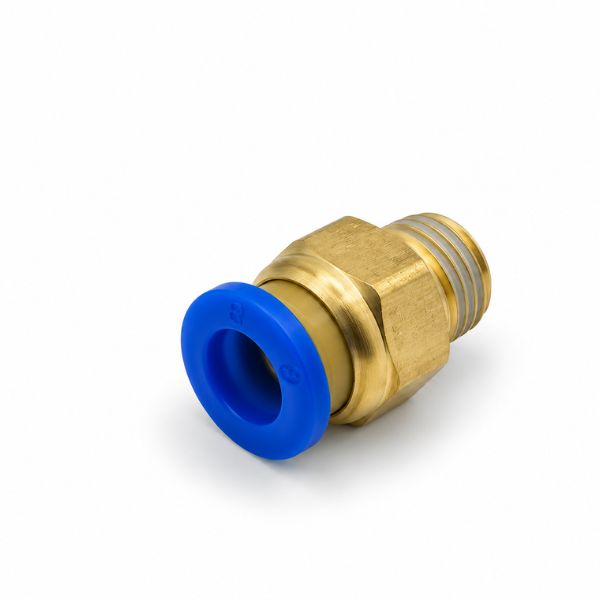 Łącznik przewód na wtyk 6mm / gwint 9,7mm