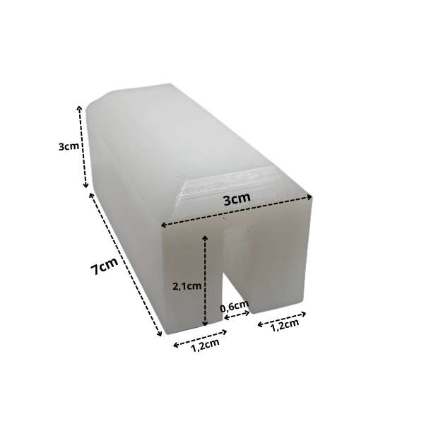 Ślizg podnośnika 7x3x3 cm – widok produktu
