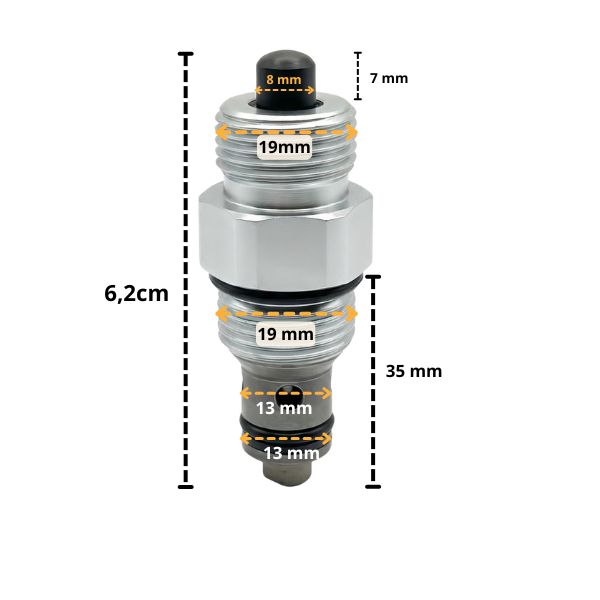 Safety valve for lift 14mm / G19