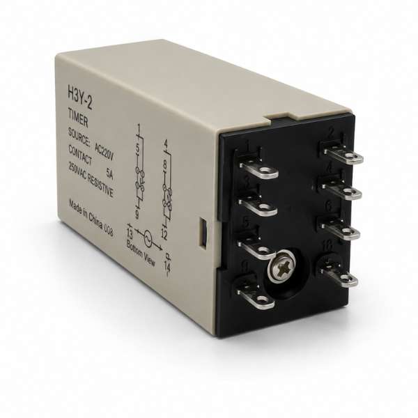 Przekaźnik czasowy 8-pinowy AC 220V, 10s