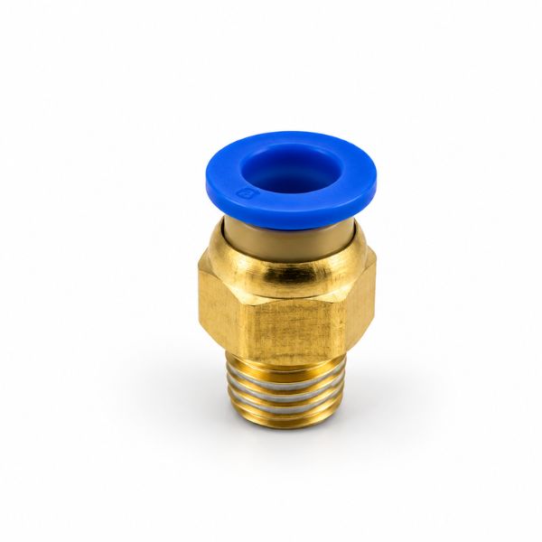 Łącznik przewód na wtyk 6mm / gwint 9,7mm