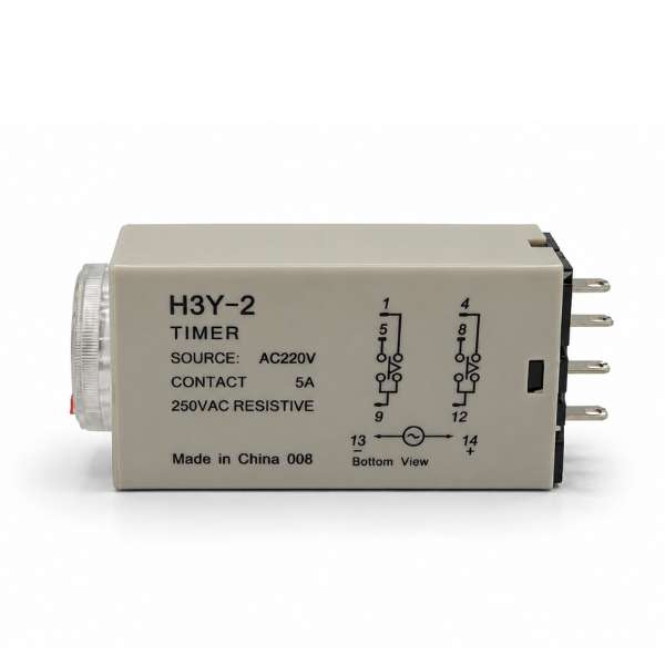 Przekaźnik czasowy 8-pinowy AC 220V, 10s