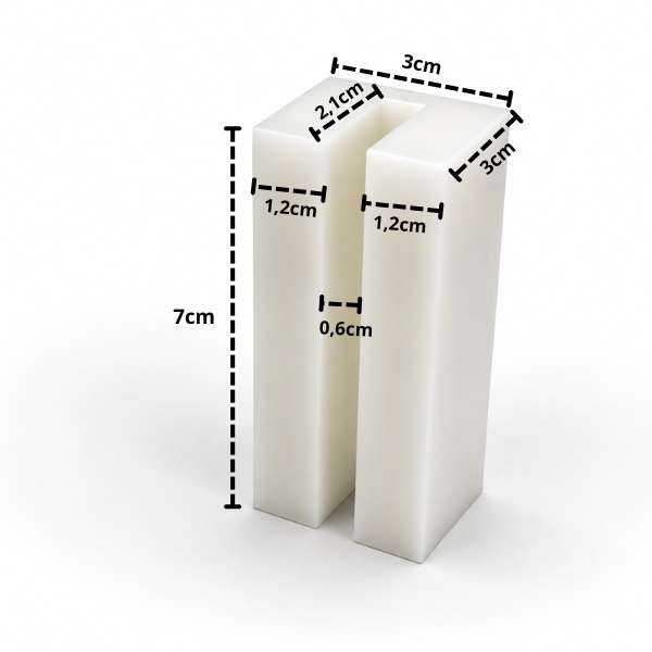 Ślizg podnośnika 7x3x3 cm – widok produktu