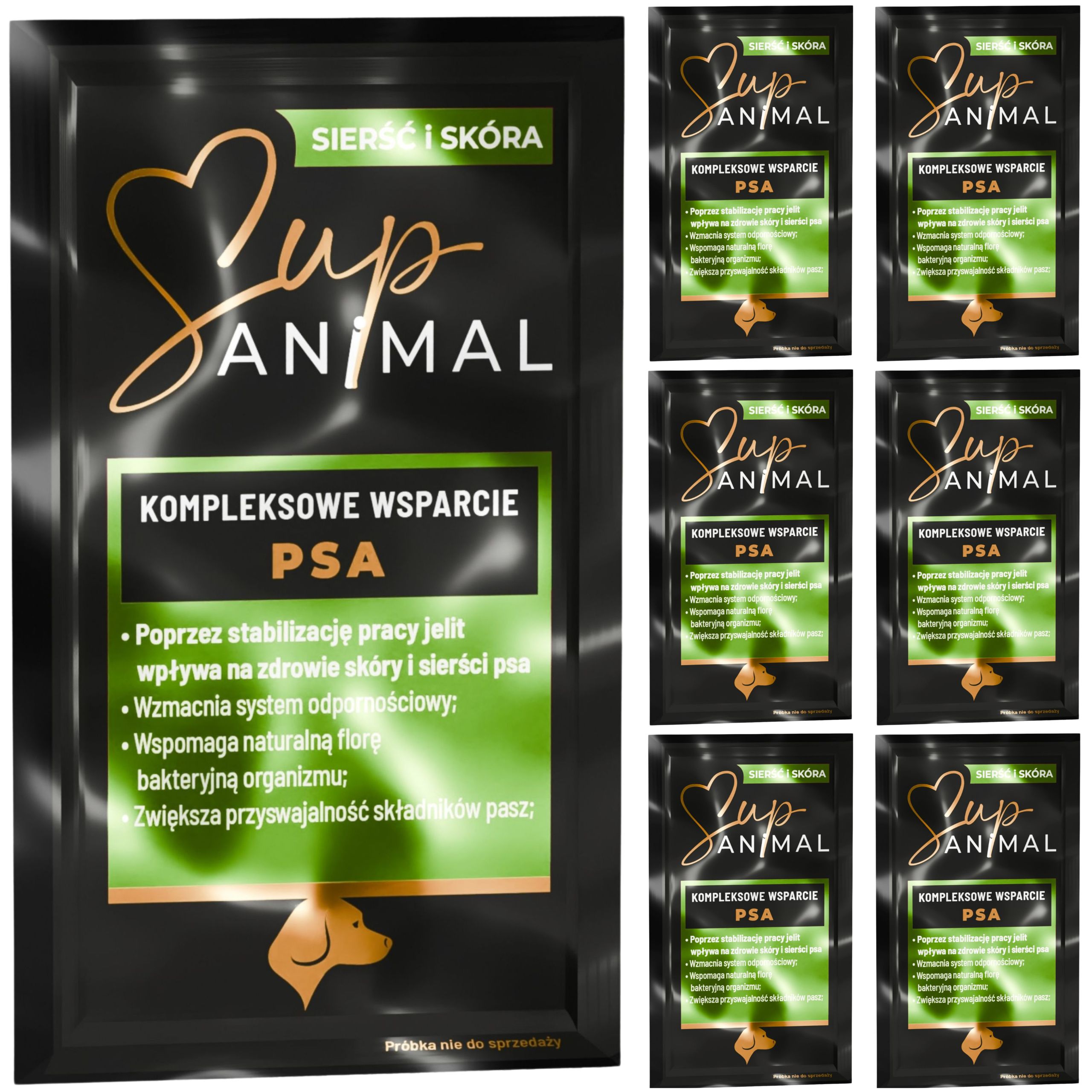 POSTBIOTYK DLA PSA MAŚLAN SupANIMAL ZDROWA SKÓRA SIERŚĆ DODATEK DO KARM