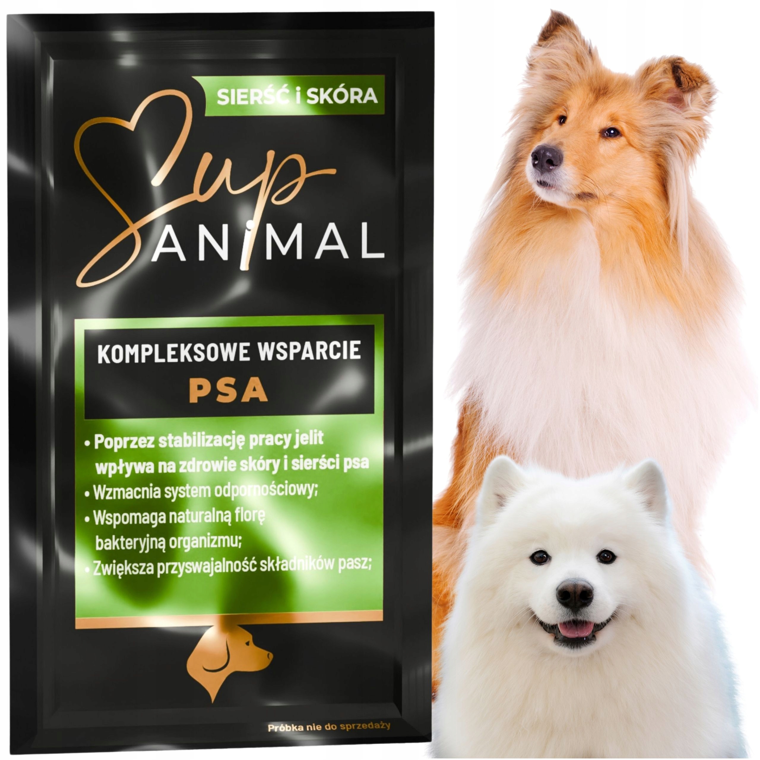 POSTBIOTYK DLA PSA MAŚLAN SupANIMAL ZDROWA SKÓRA SIERŚĆ DODATEK DO KARM