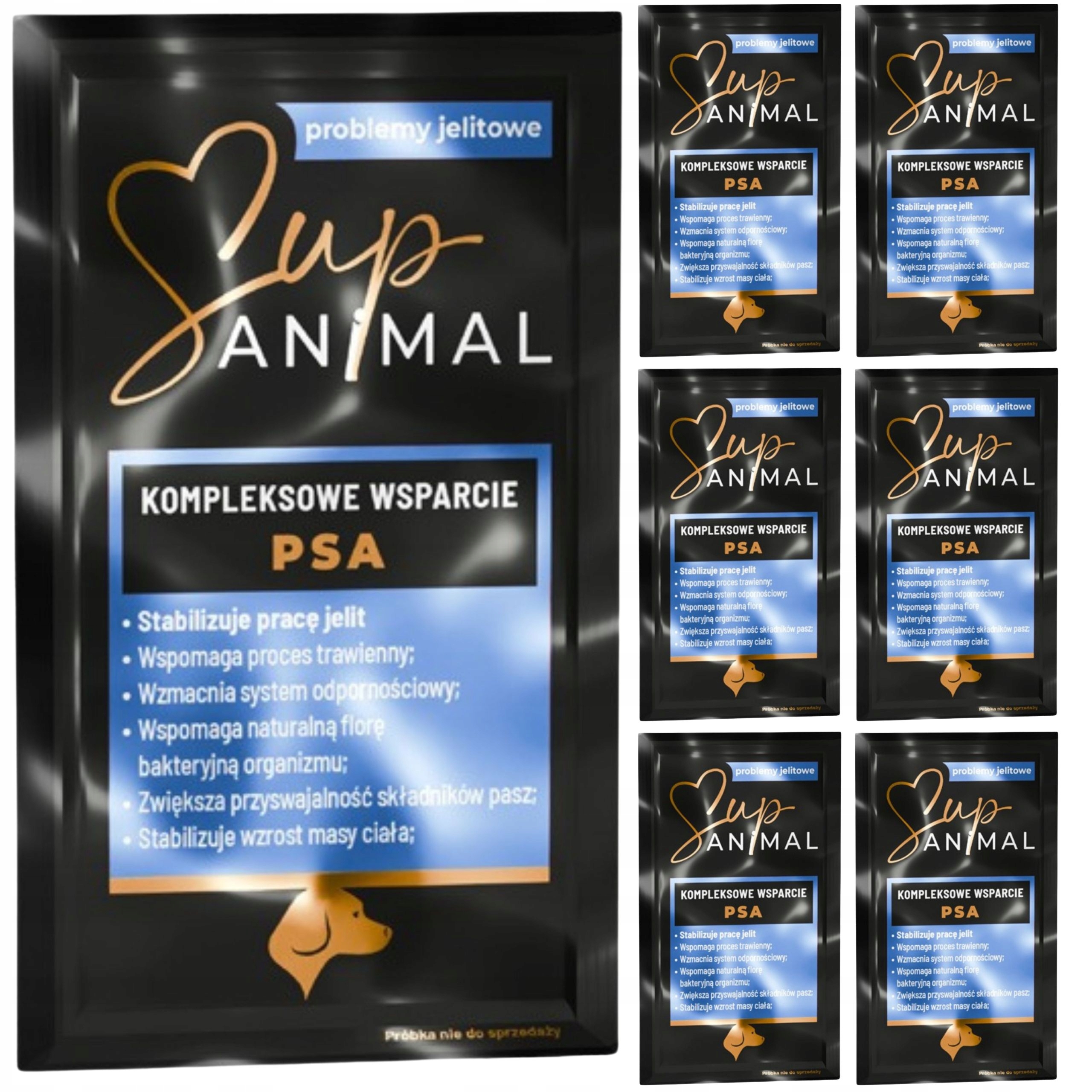 POSTBIOTYK DLA PSA MAŚLAN SupANIMAL problemy jelitowe DODATEK DO KARM PSÓW