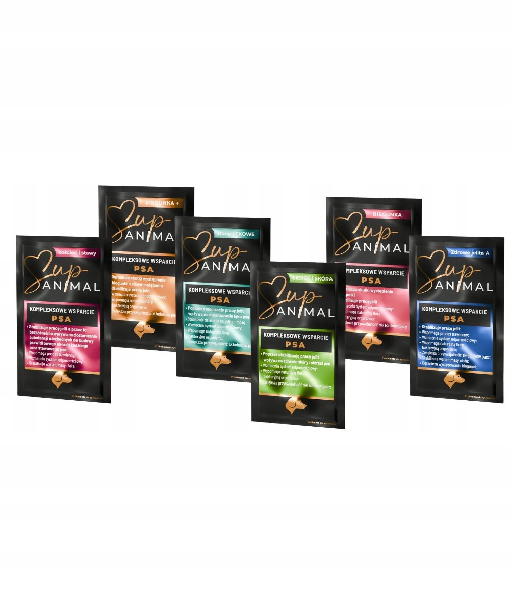 POSTBIOTYK DLA PSA MAŚLAN SupANIMAL ZDROWA SKÓRA SIERŚĆ JELITA DODATEK KARM