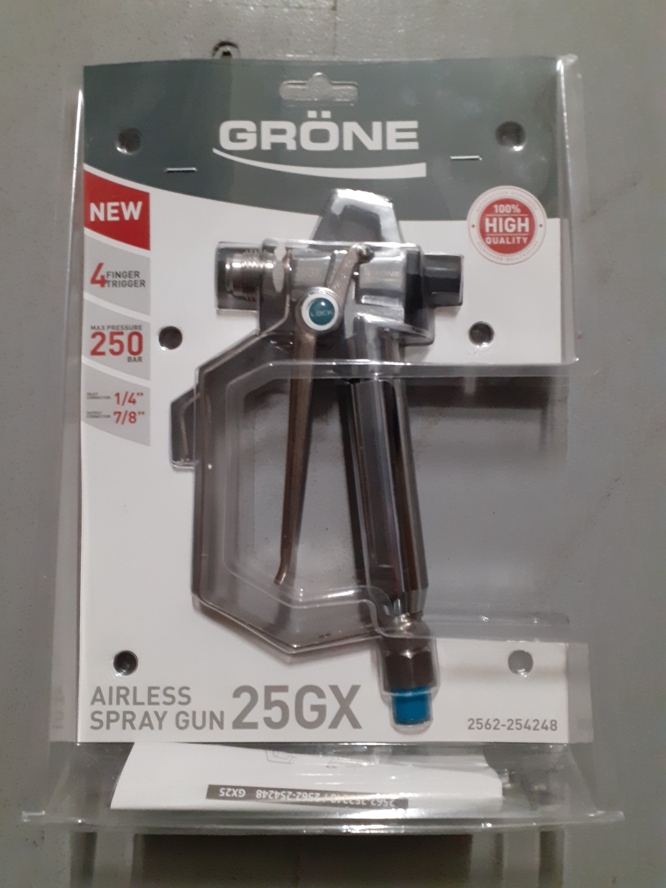 Pistolet malarski Grone 25GX do agregatu malarskiego (na 4 palce)