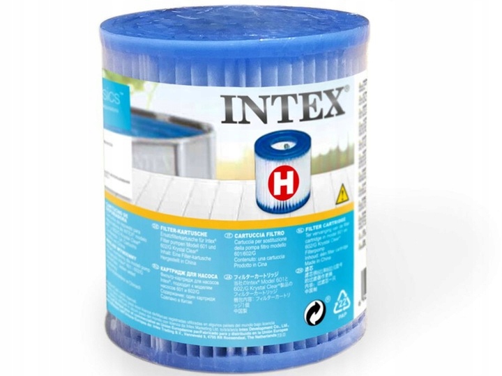 Filtr do pompy basenowej zapas do filtracji Typ H 1 sztuka Intex 29007